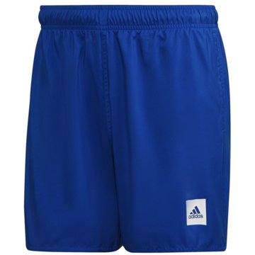 adidas kurze SporthosenShort Length Solid Badeshorts blau