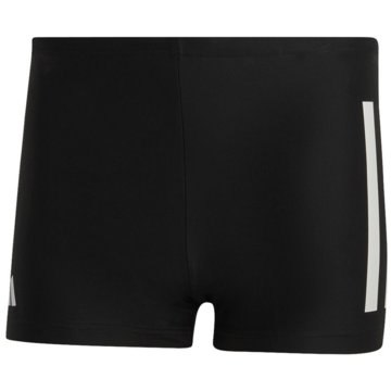 adidas BadeshortsBold 3-Streifen Boxer-Badehose schwarz