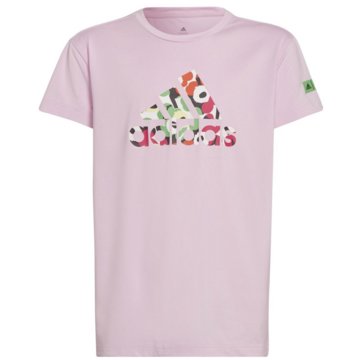 adidas T-Shirtsx Marimekko AEROREADY Training Floral-Print T-Shirt pink