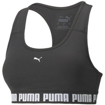 Puma Sport-BHs schwarz