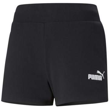 Puma kurze SporthosenESS Sweat Shorts Women schwarz