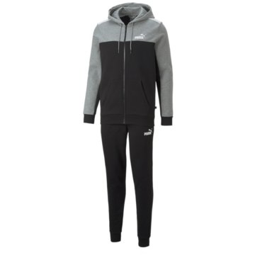 Puma PräsentationsanzügeEss+ Hooded Colorblock Suit FL Cl schwarz
