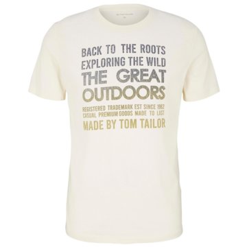 Tom Tailor T-Shirts basic beige