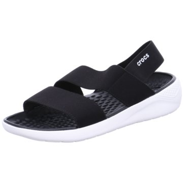 CROCS Komfort SandaleLiteride Stretch Sandal W schwarz