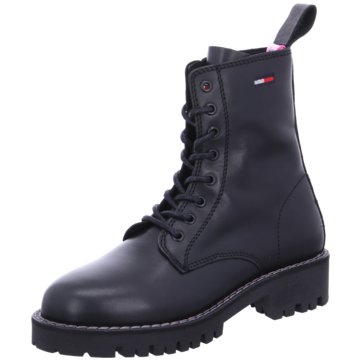 Tommy Hilfiger BootsLeather Lace Up Boote schwarz
