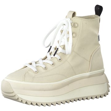 Tamaris Plateau Sneaker1-1-25201 028 beige