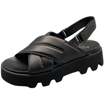 Alpe Woman Shoes Sandale24026405 schwarz