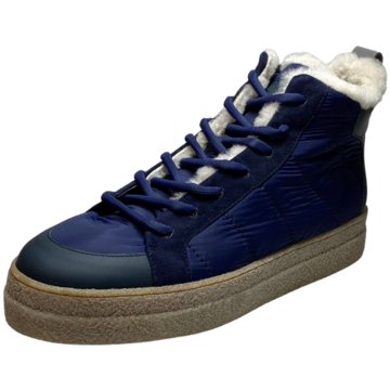 Donna Carolina Sneaker HighBoots blau