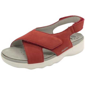 Mobils Bequeme Sandalenmalorie rot