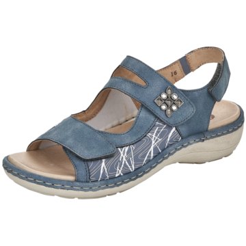Remonte Komfort Sandale blau