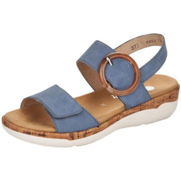 Remonte Komfort Sandale blau