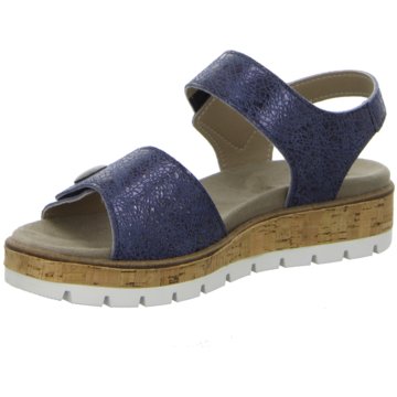 Longo Komfort Sandale blau
