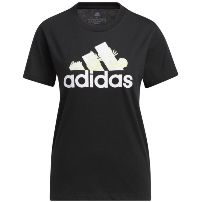 SuperHer Floral Graphic Logo T-Shirt HE4925-000 Sport T-Shirts für Damen von adidas